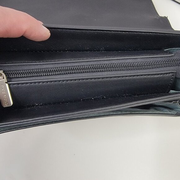 Pixie Mood Black Vegan Leather Crossbody Bag – 10"x8"x3" Minimalist Design - Picture 9 of 15